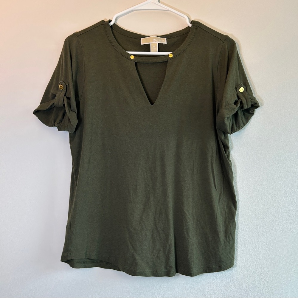 MICHAEL Michael Kors Green Top Size Medium